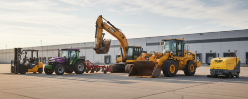 Maquinaria de empresas que ahora tiene la condición de vehículo a motor
